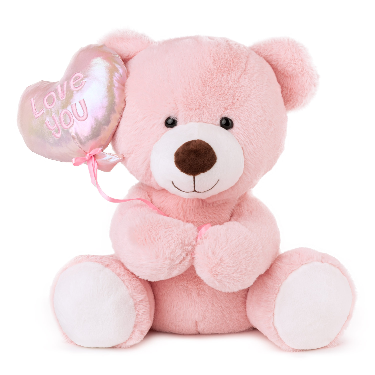 Bear with a heart Pink