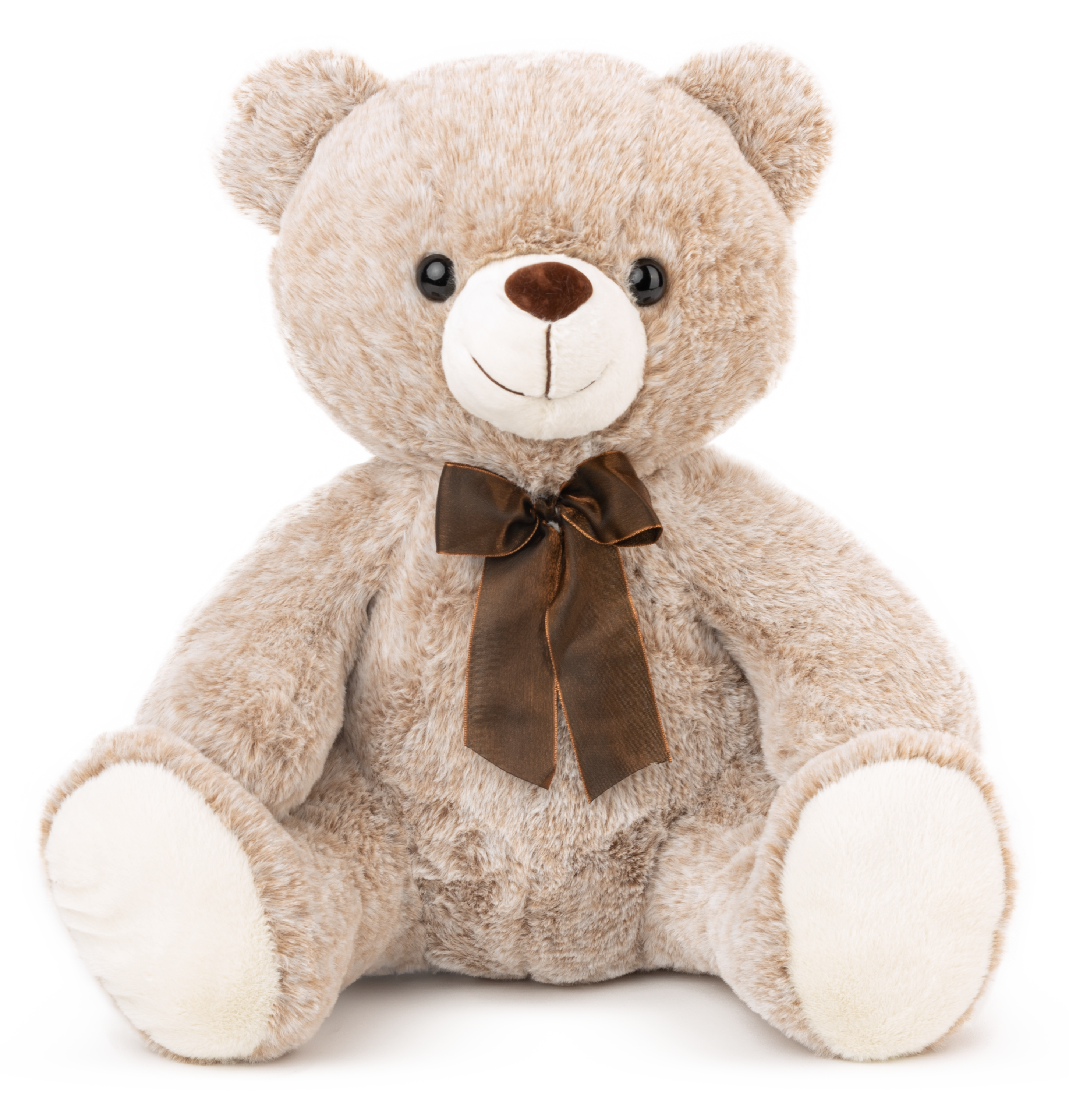 Bear with ribbon - Beige