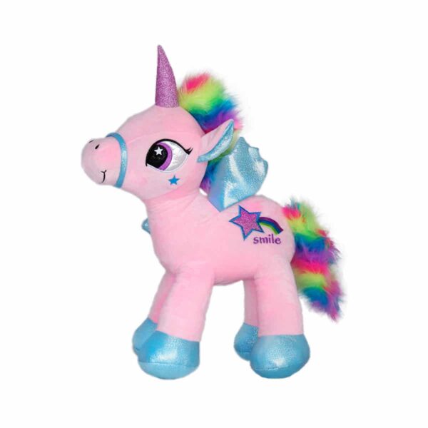 Unicorn with colored mane - Pink