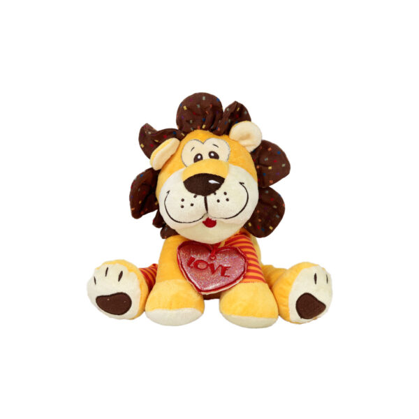 Lion with heart locket