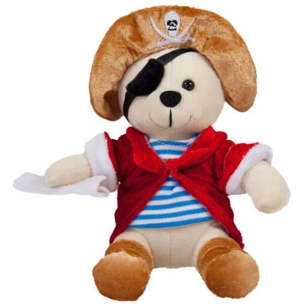 Pirate bear - With brown hat and red vest