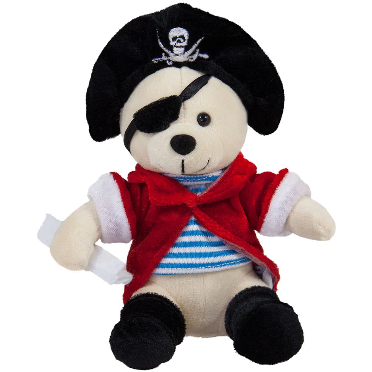 Pirate bear - With black hat and red vest