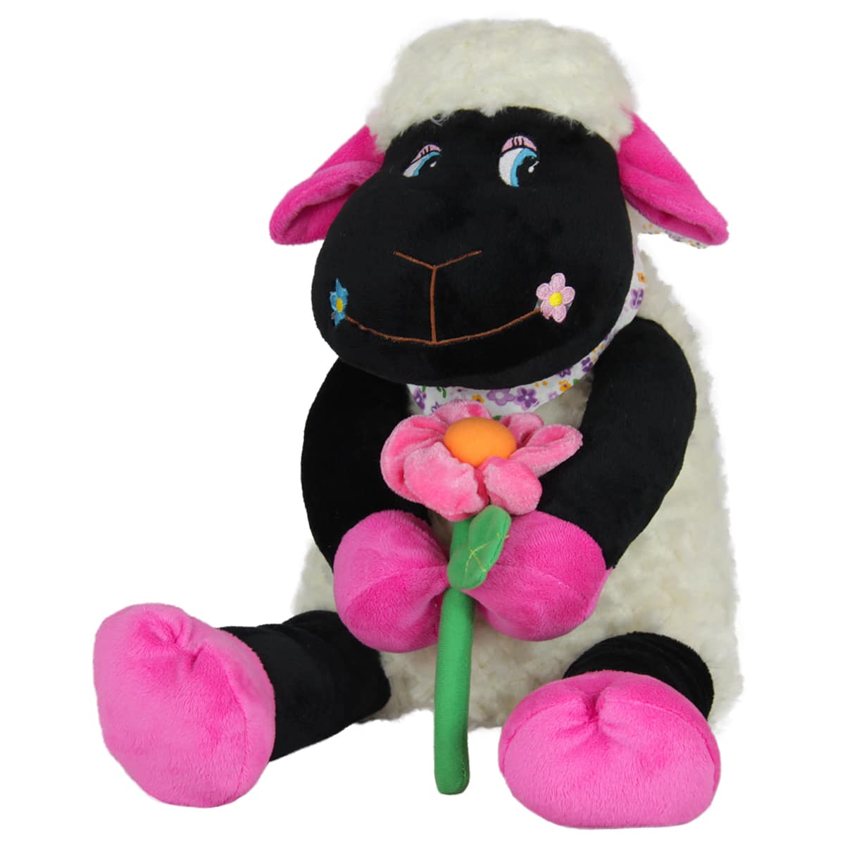 Sheep with flower - 23cm