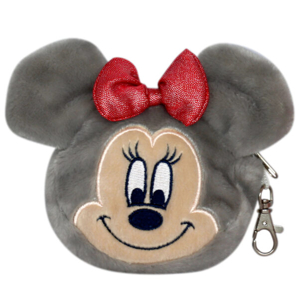 Purse - mouse with ribbon - Grey