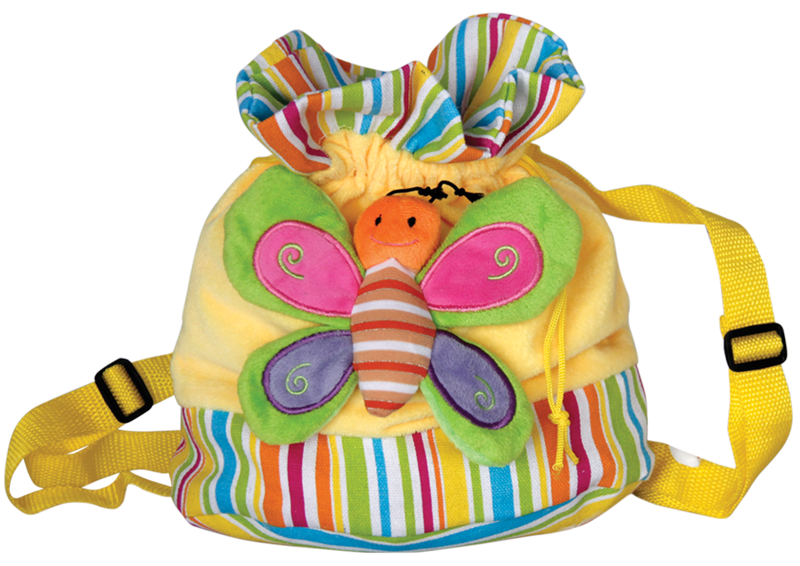 Butterfly backpack - Yellow