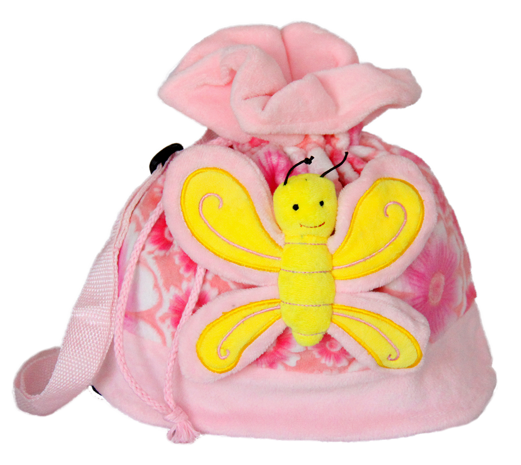 Backpack with butterfly - Pink