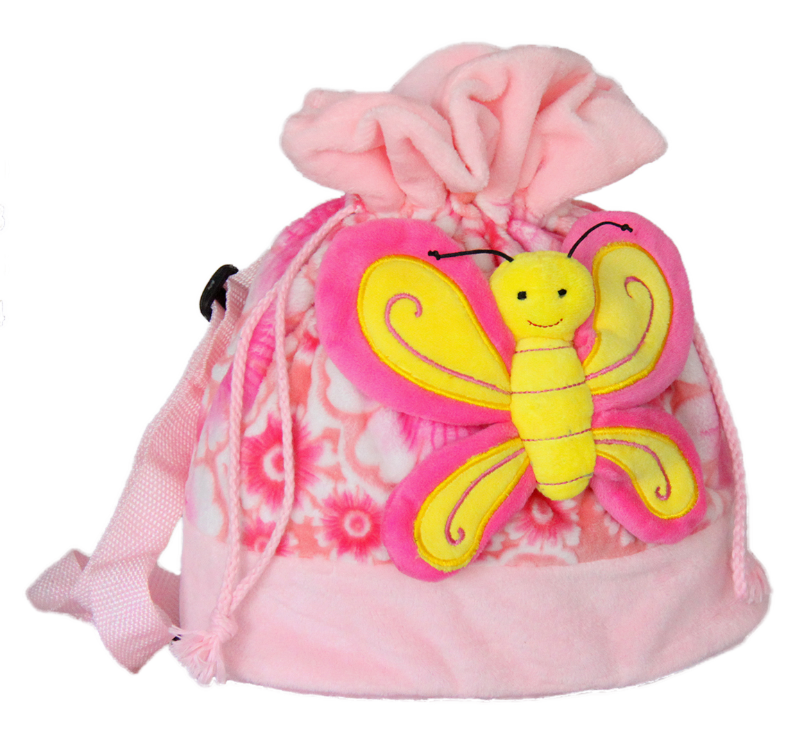 Backpack with butterfly - Pink