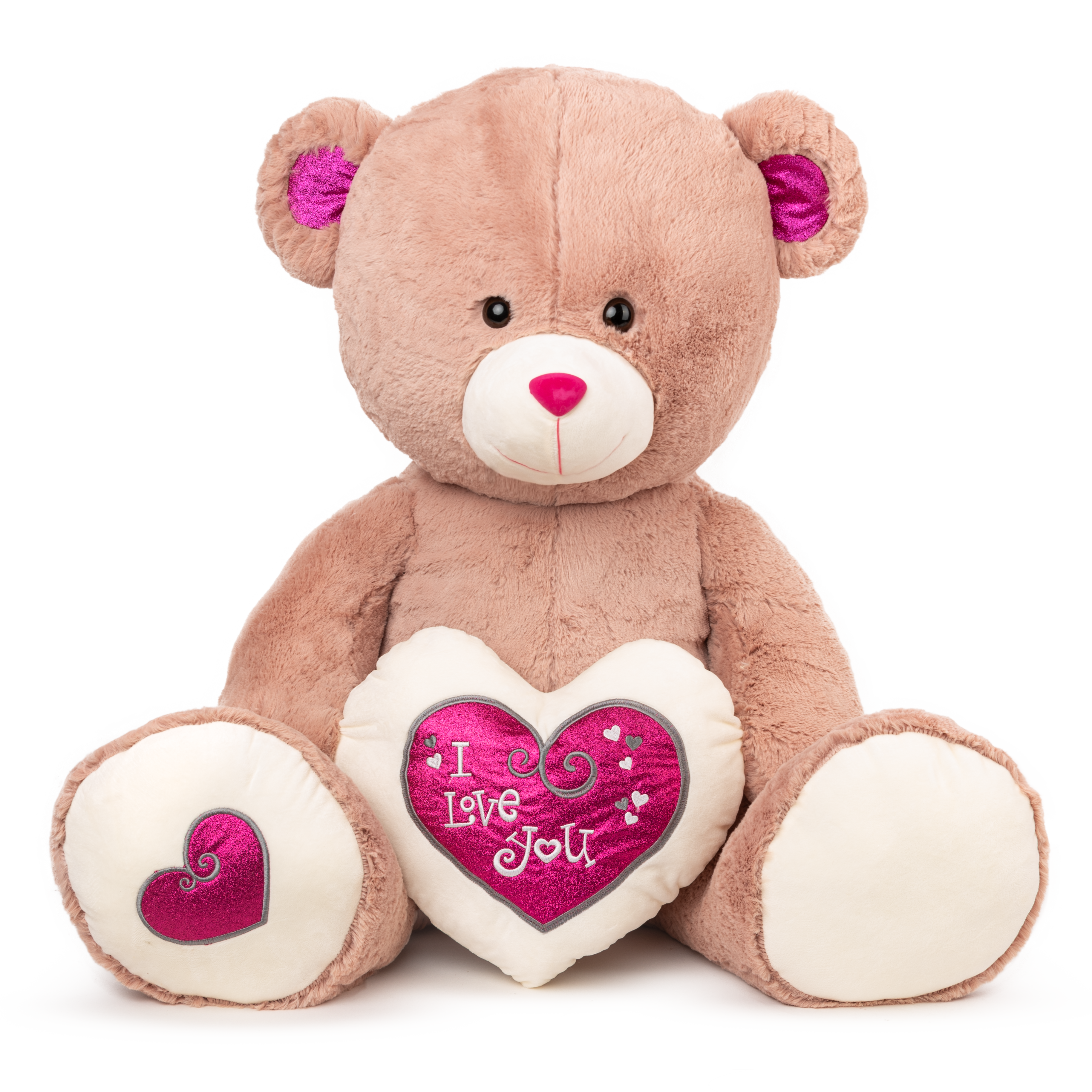 Bear with a heart Beige