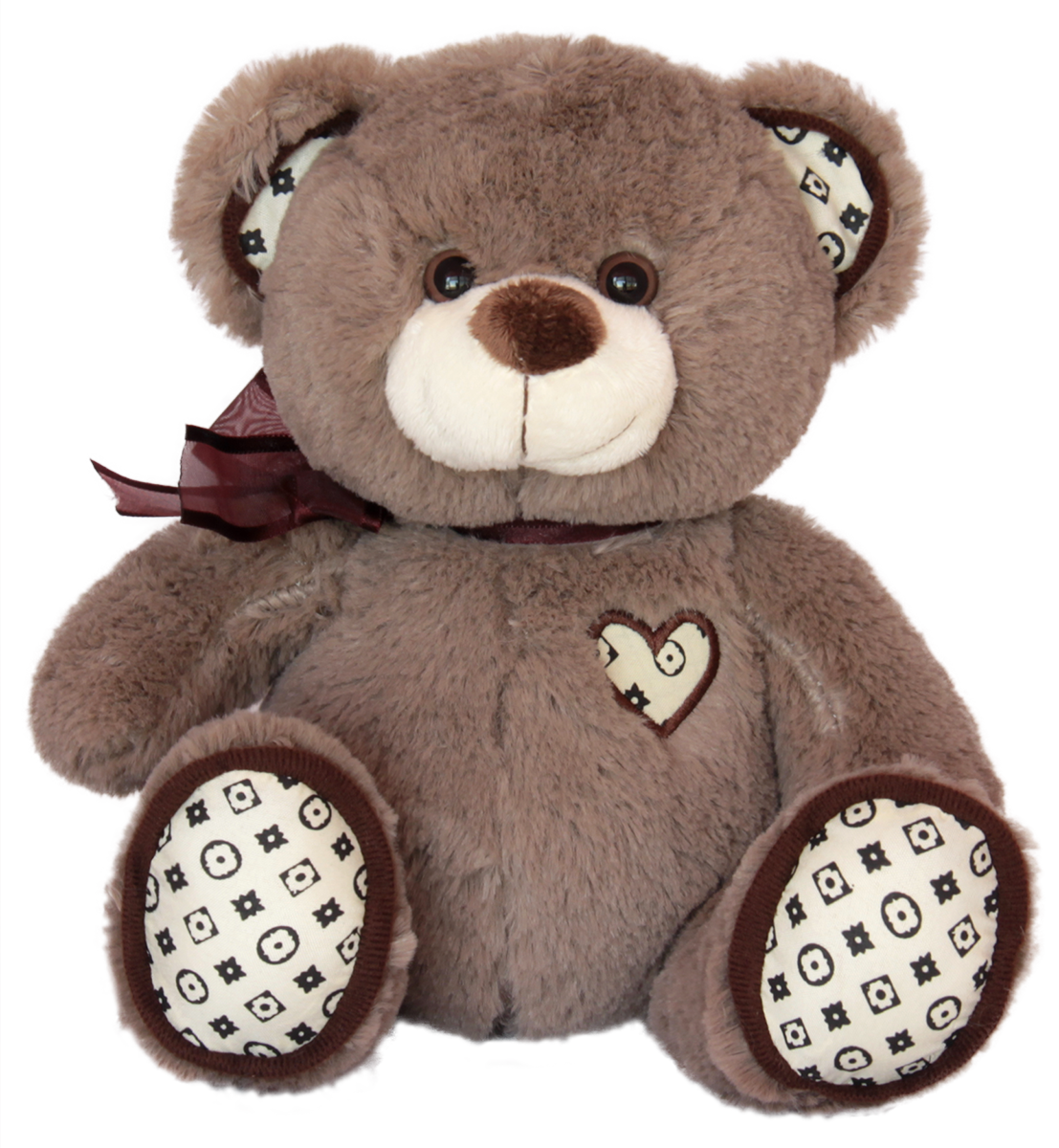 Bear with ribbon - Brown