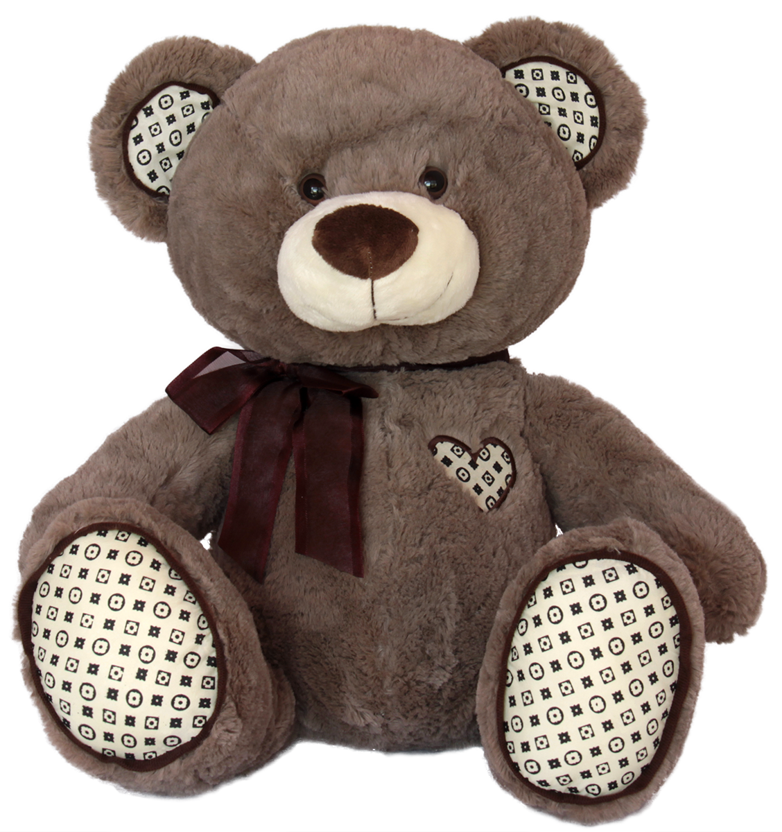 Bear with a ribbon - Brown