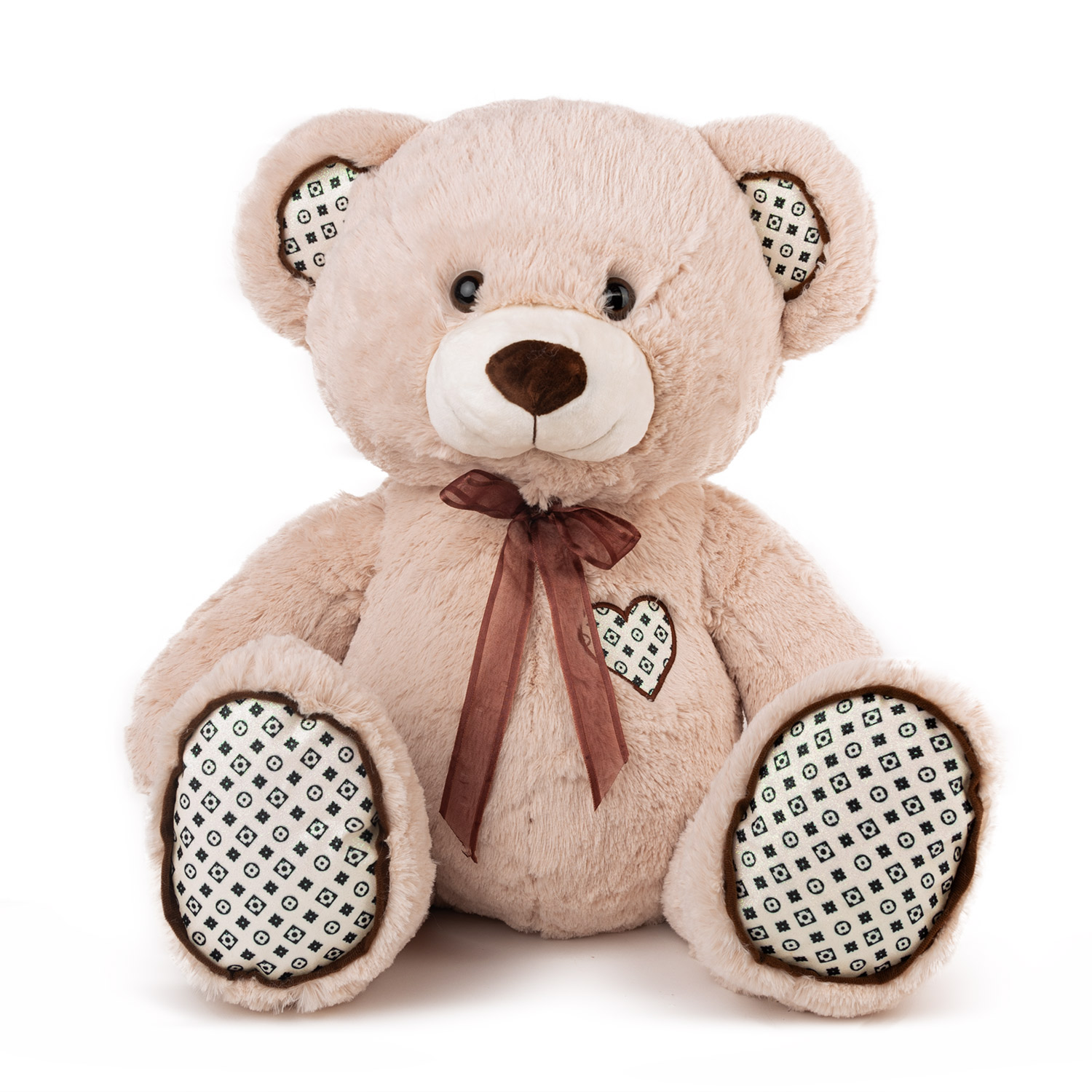 Teddy bear with ribbon - Beige