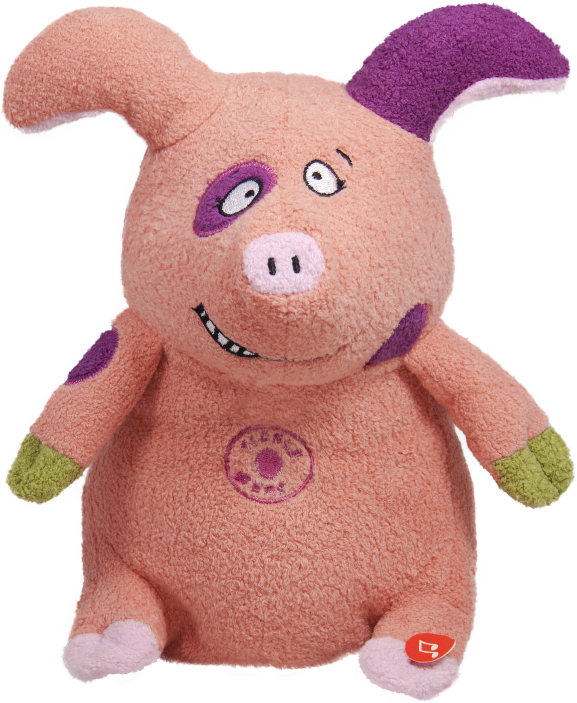 Interactive toy with tick - Pig