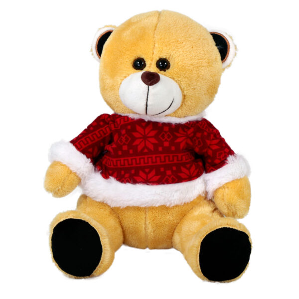 Bear with Christmas blouse