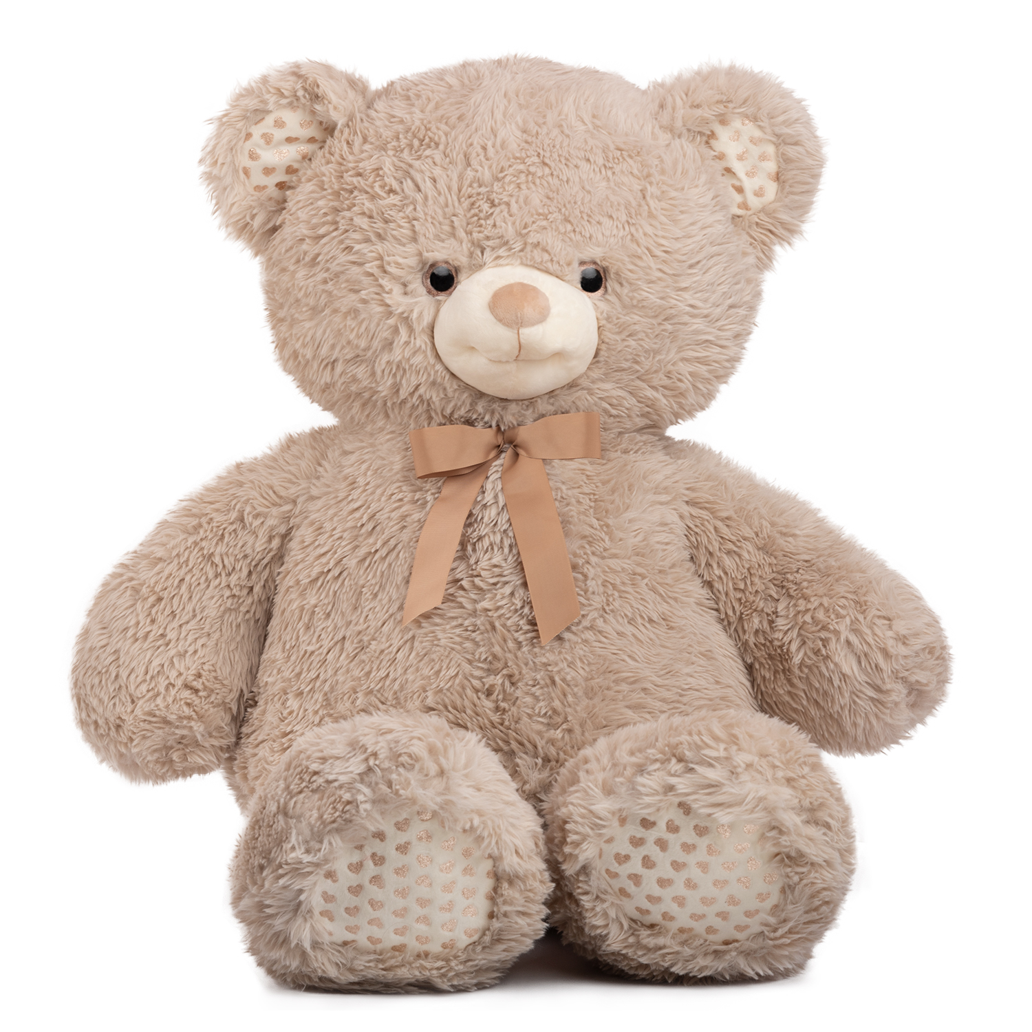 Bear with ribbon - Beige