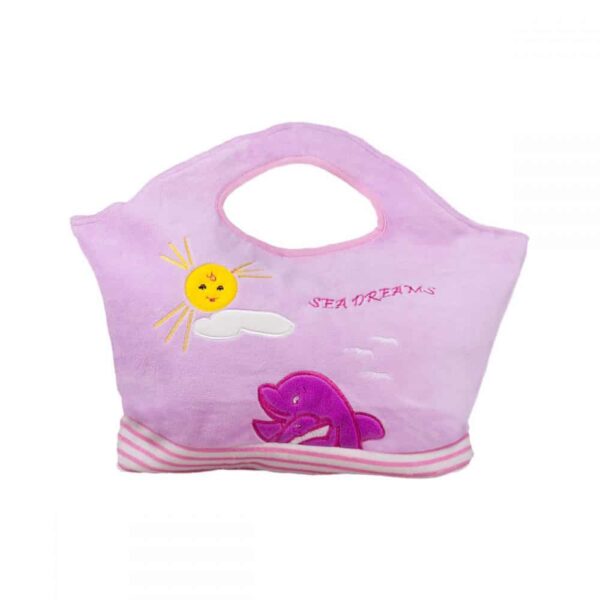Bag with dolphins - Pink