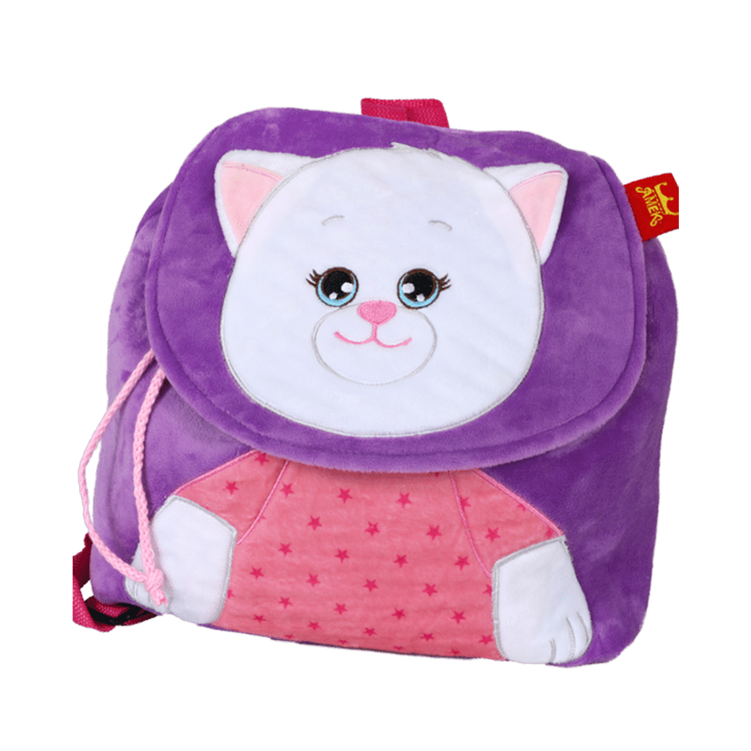 Backpack with cat - Purple