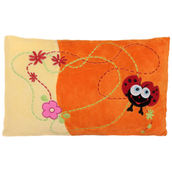 Pillow with ladybug