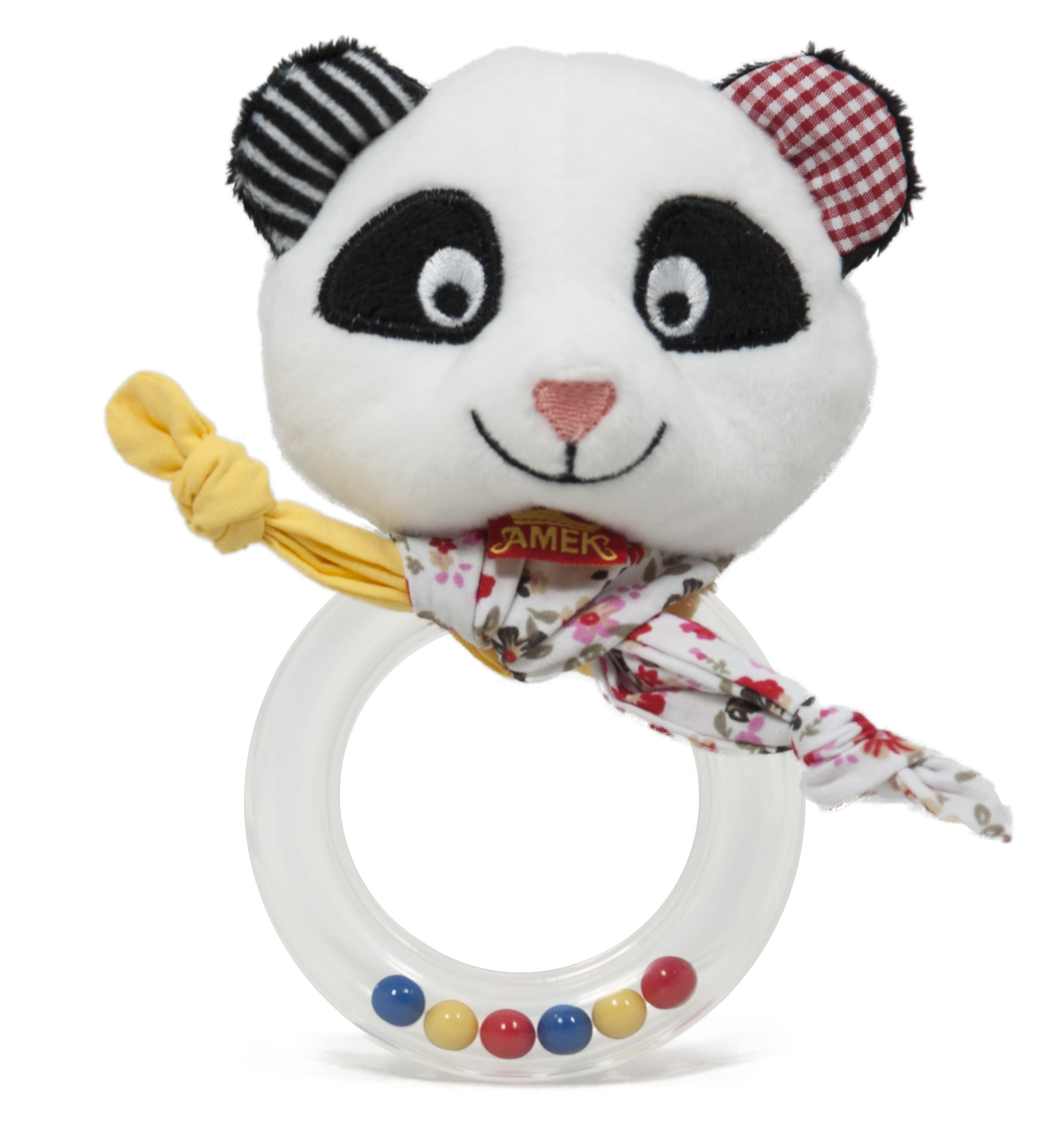 Baby rattle ring - Panda