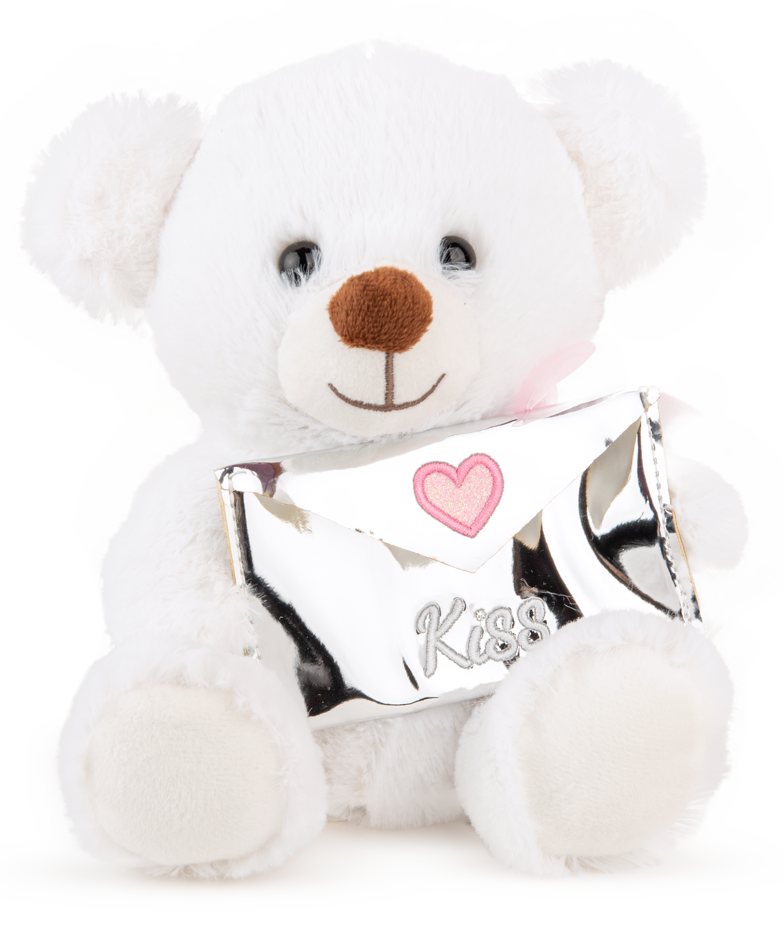 Bear with envelope - White