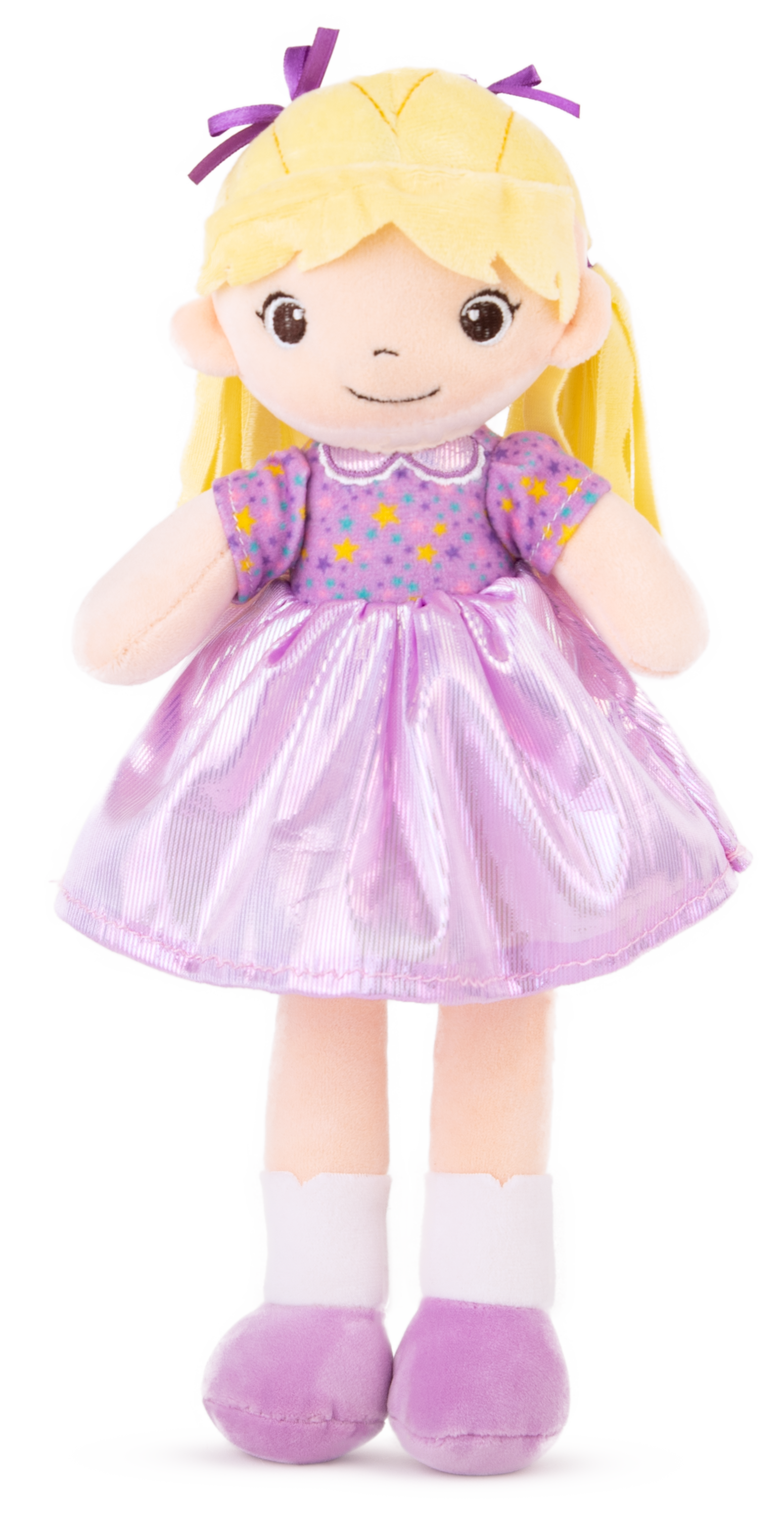 Doll with dress - Purple