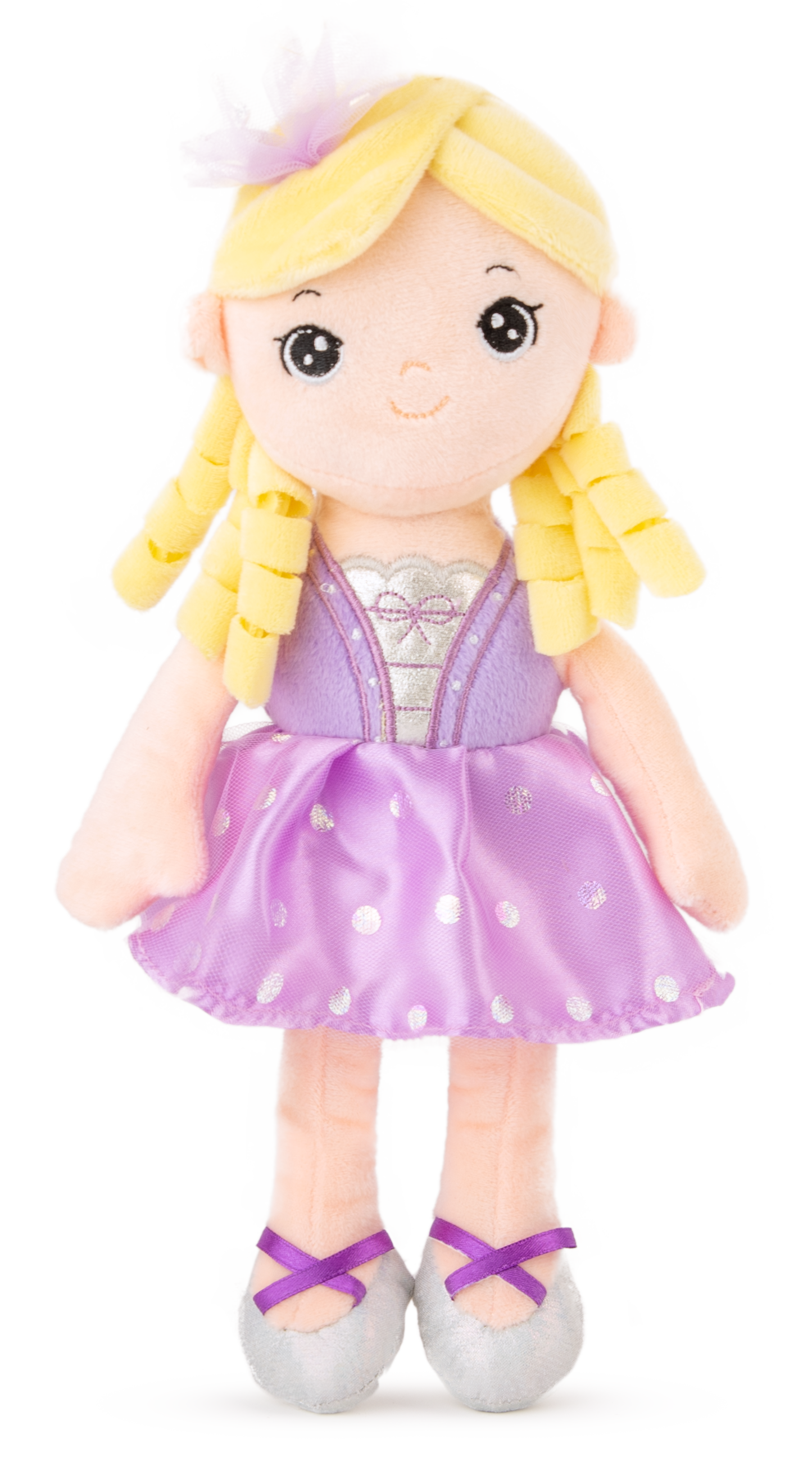 Кукла с рокля - Лилав