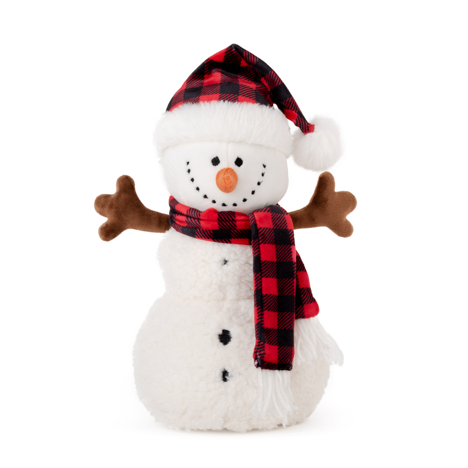 Snowman with hat and scarf - Red