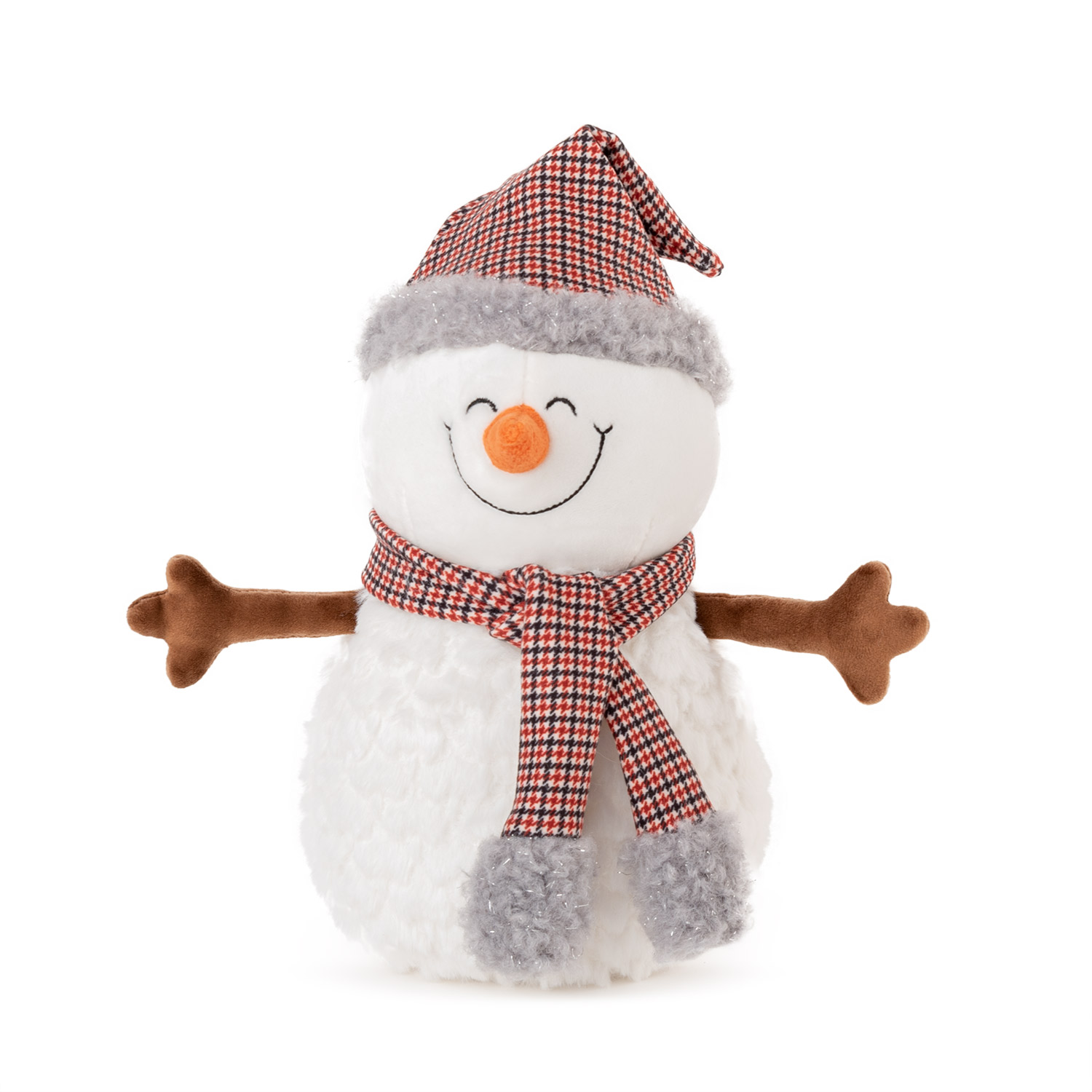 Snowman with hat and scarf - Red