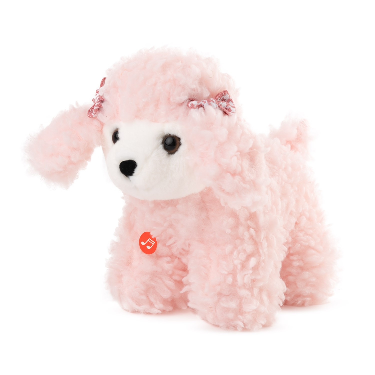 Poodle with sound - Pink