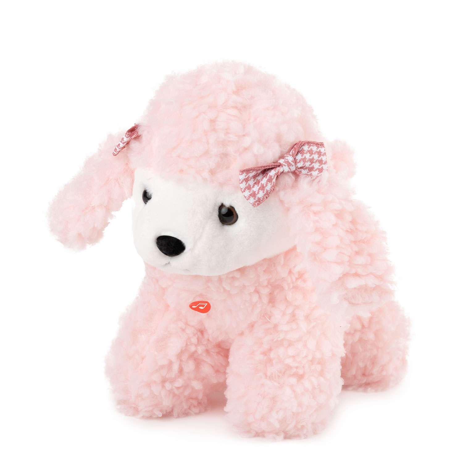 Poodle with sound - Pink