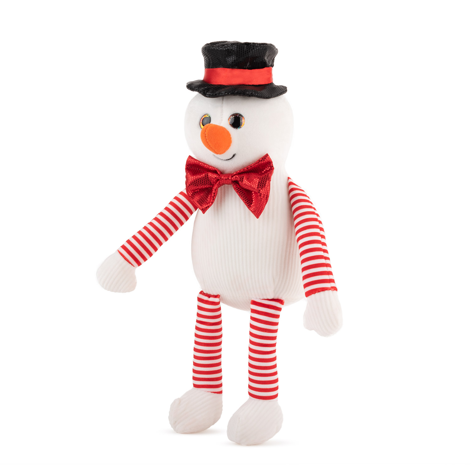 Snowman with hat and bow tie
