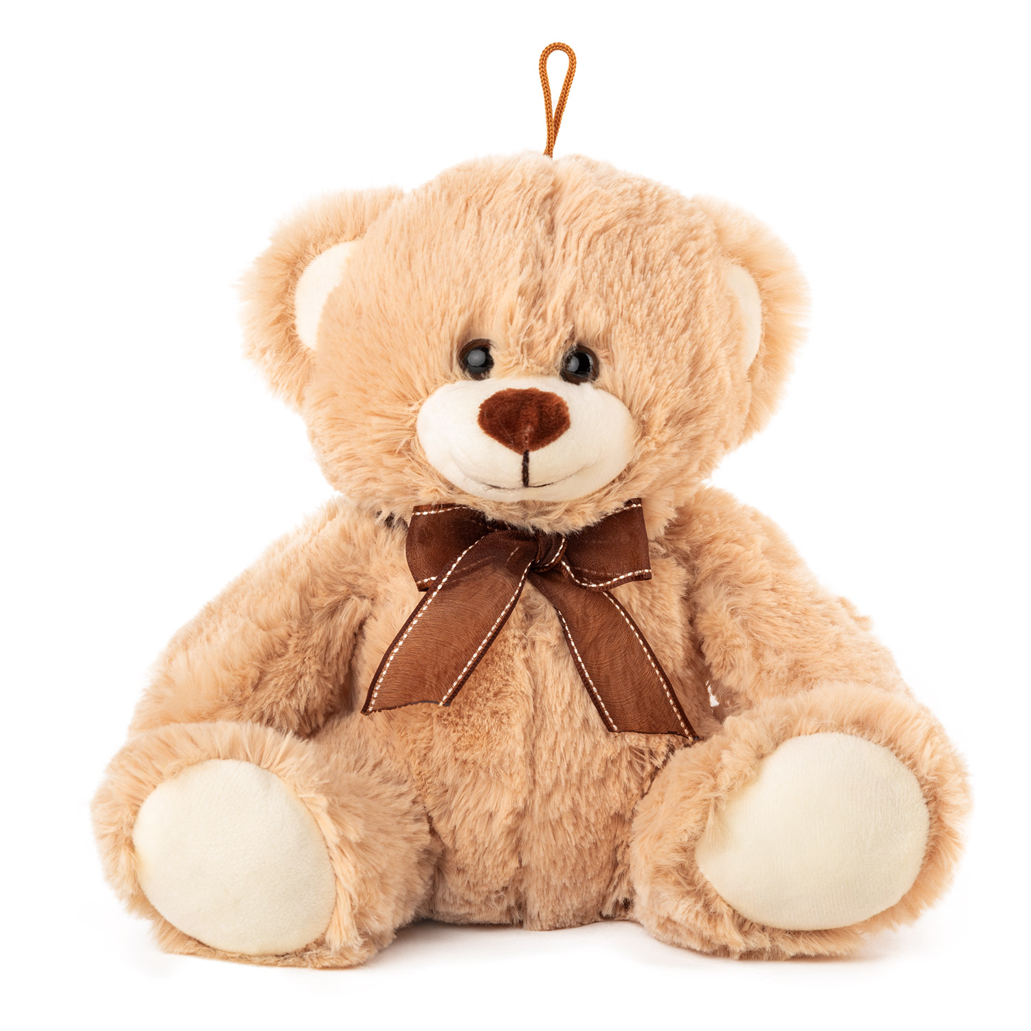 Bear with ribbon - Brown