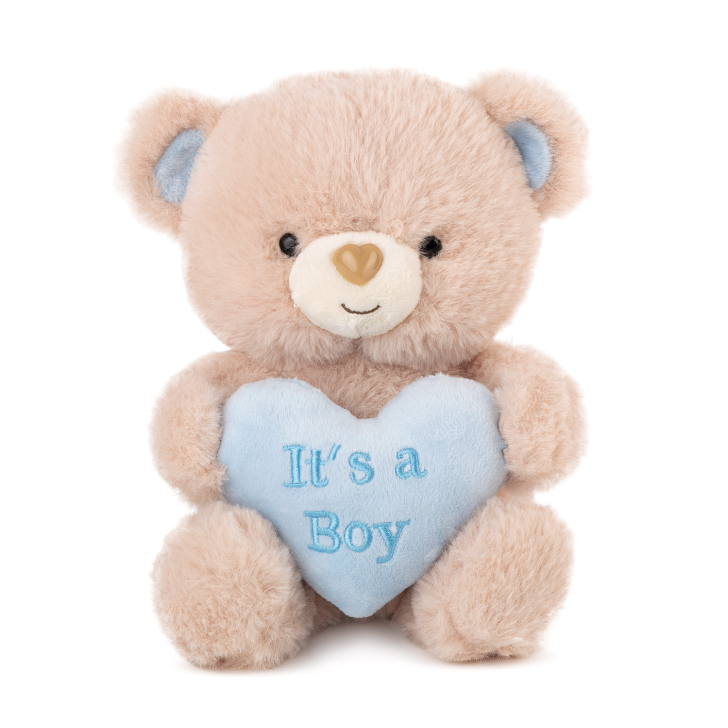 Bear with blue heart "It's a boy"