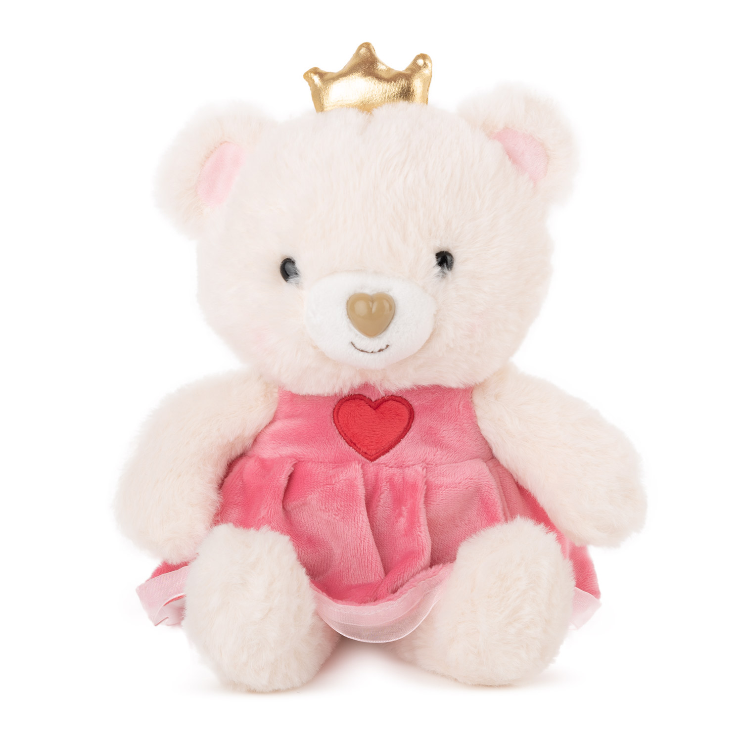 Bear with dress and crown