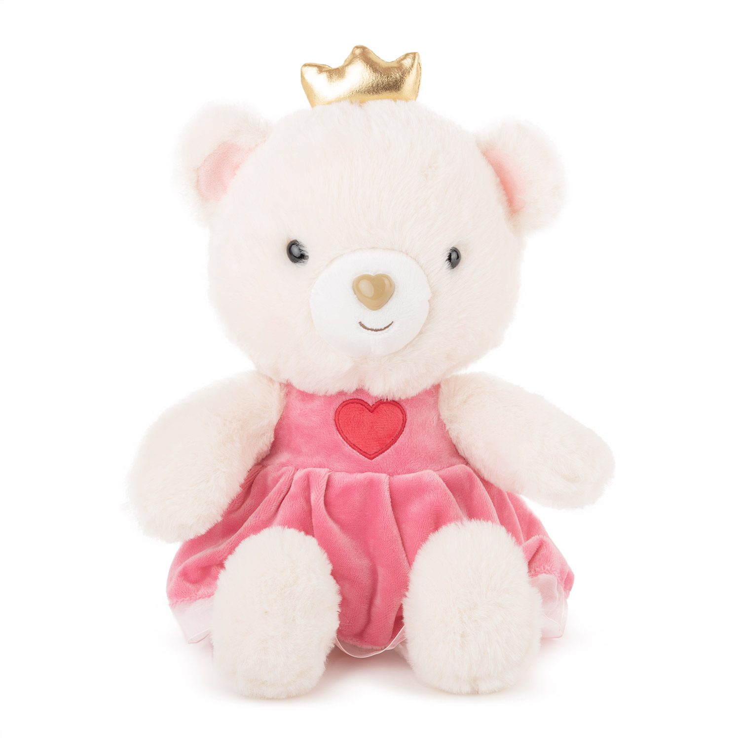 Bear with dress and crown
