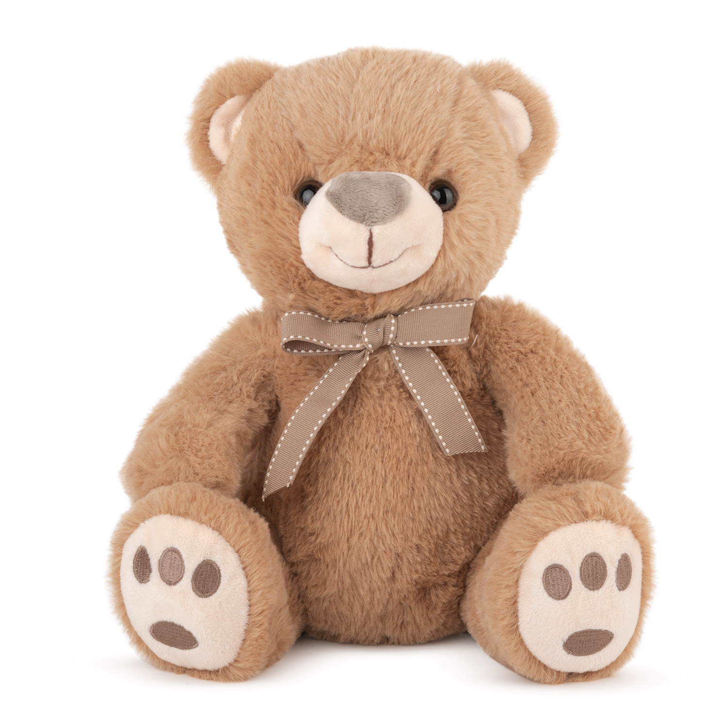 Bear with ribbon - Brown