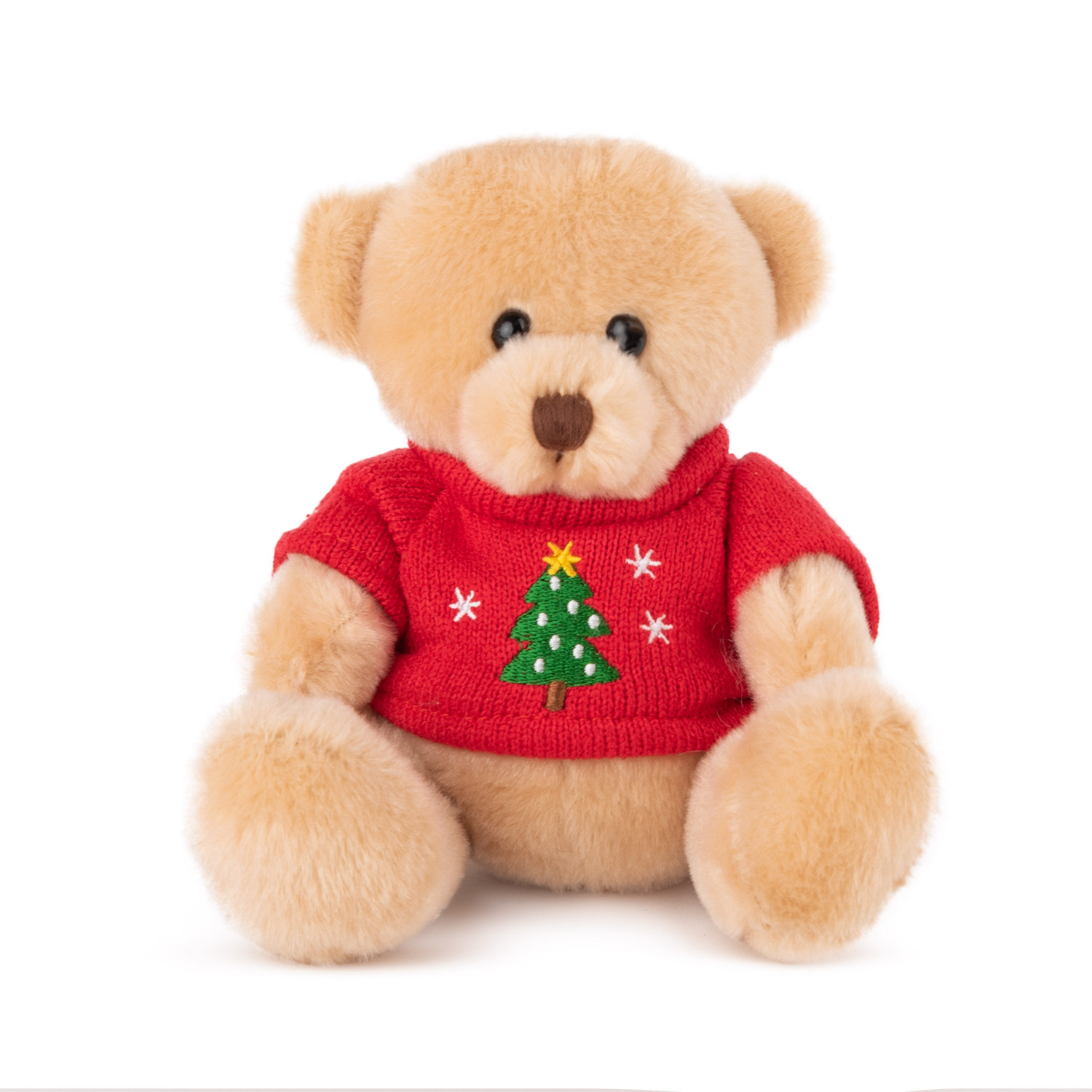 Bear with Christmas sweater - Beige