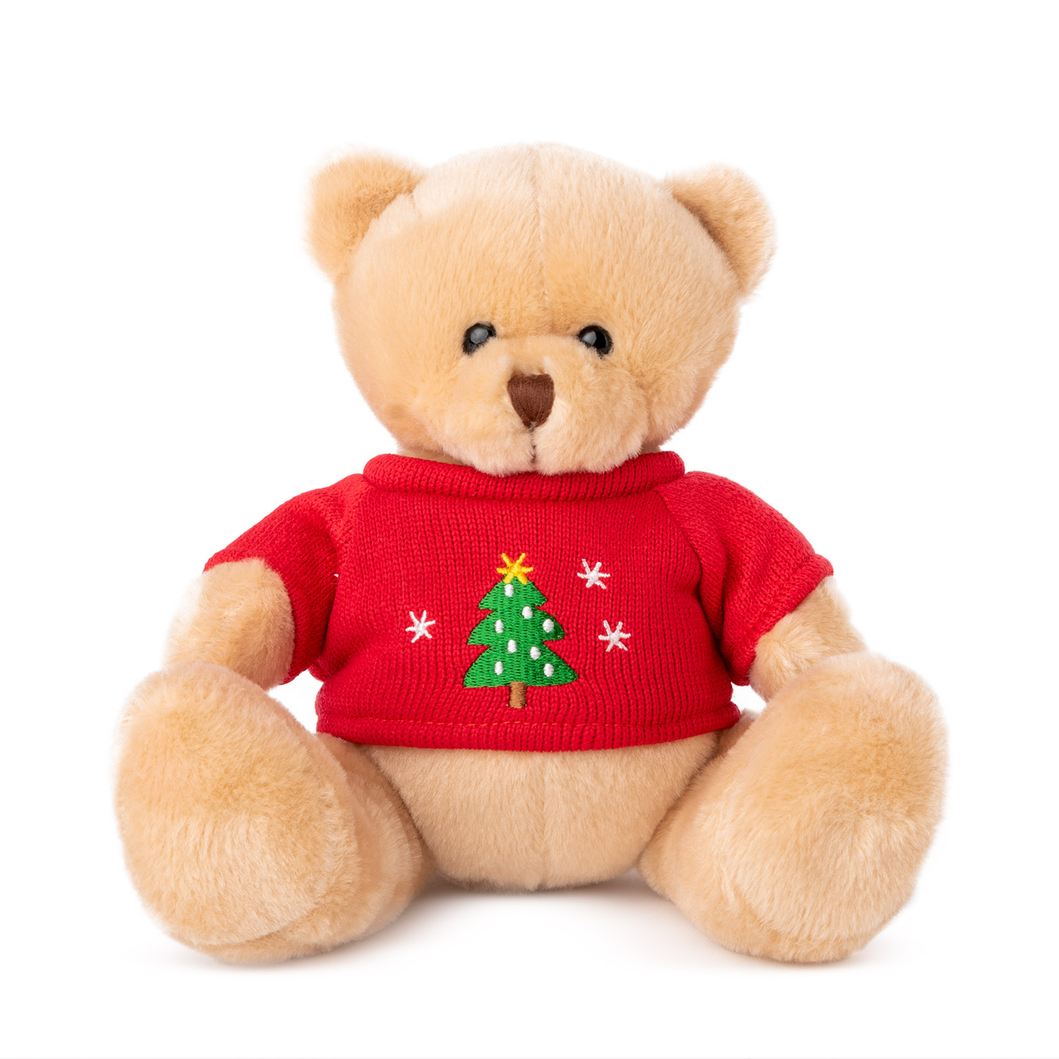 Bear with Christmas sweater - Beige