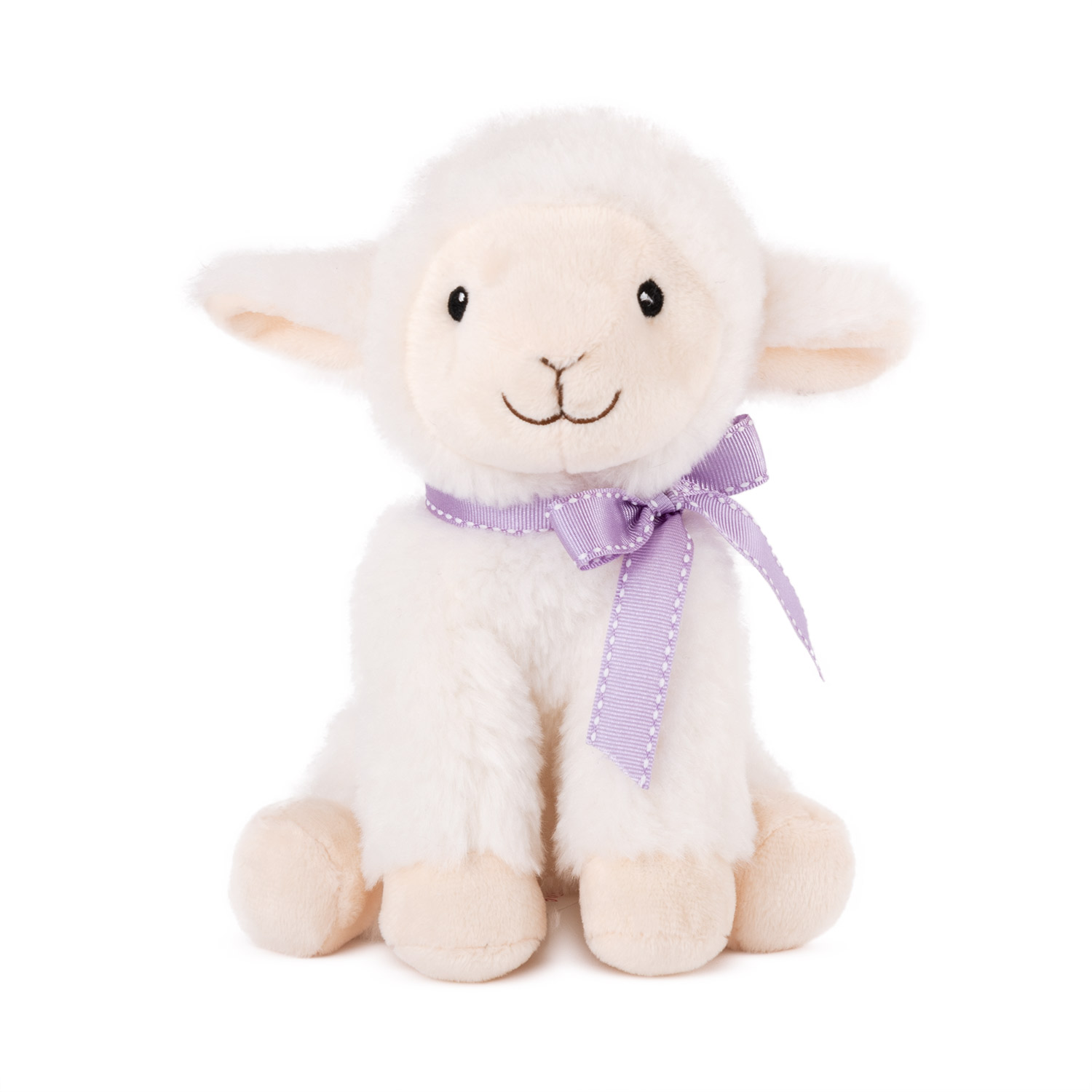 Sheep with purple ribbon
