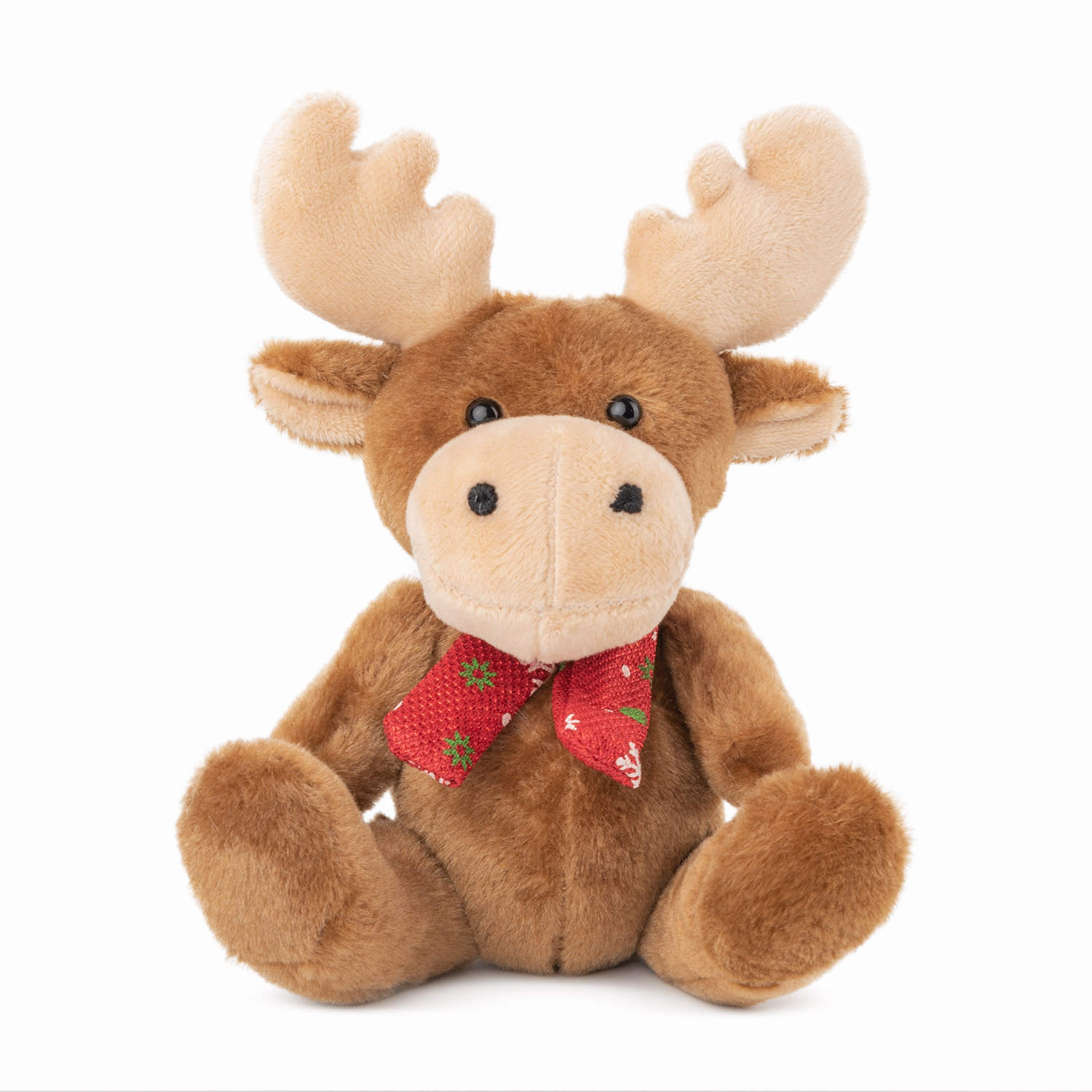 Christmas deer with scarf - Brown