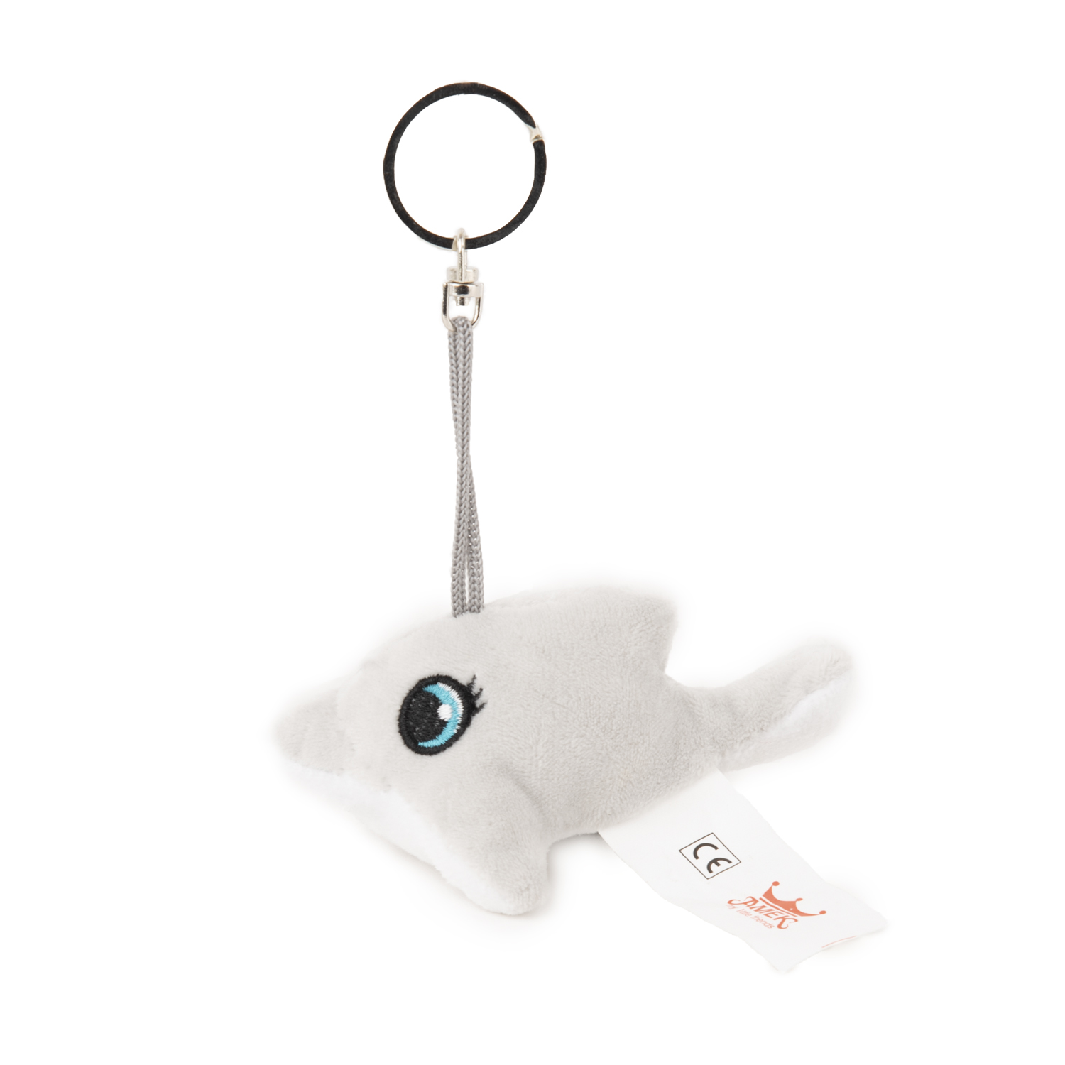 Keychain dolphin - Grey