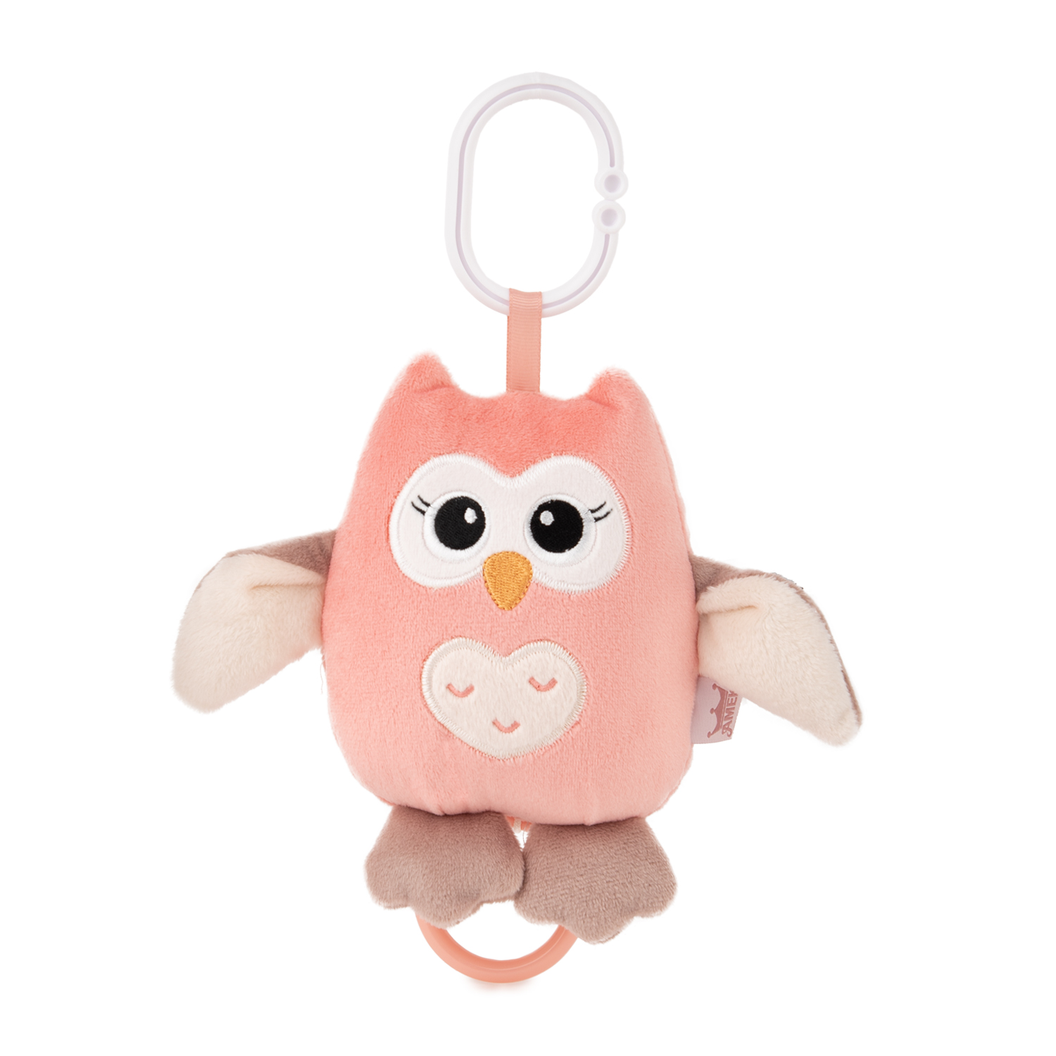 Baby musical owl - Pink