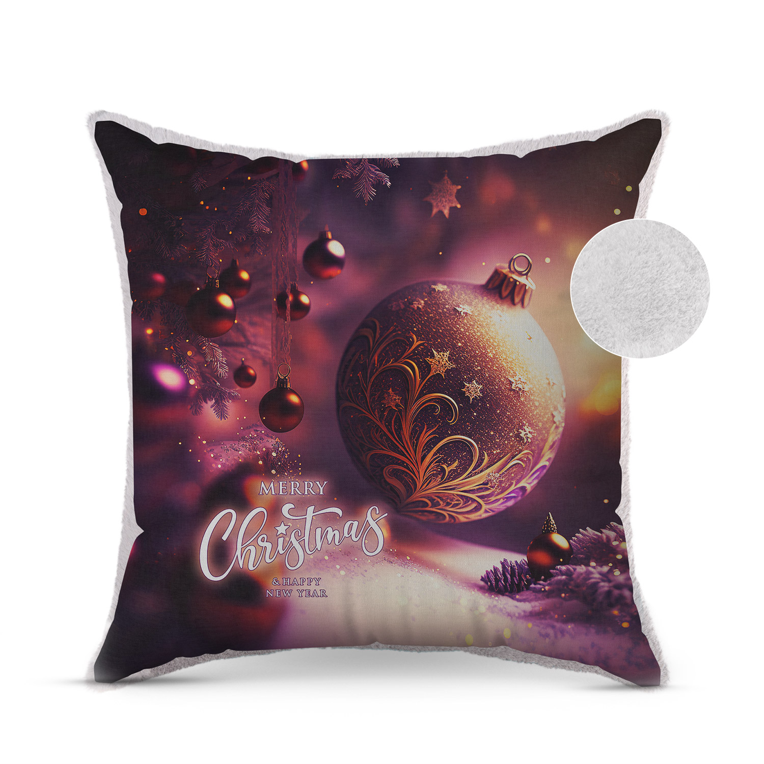 Christmas pillow - Purple