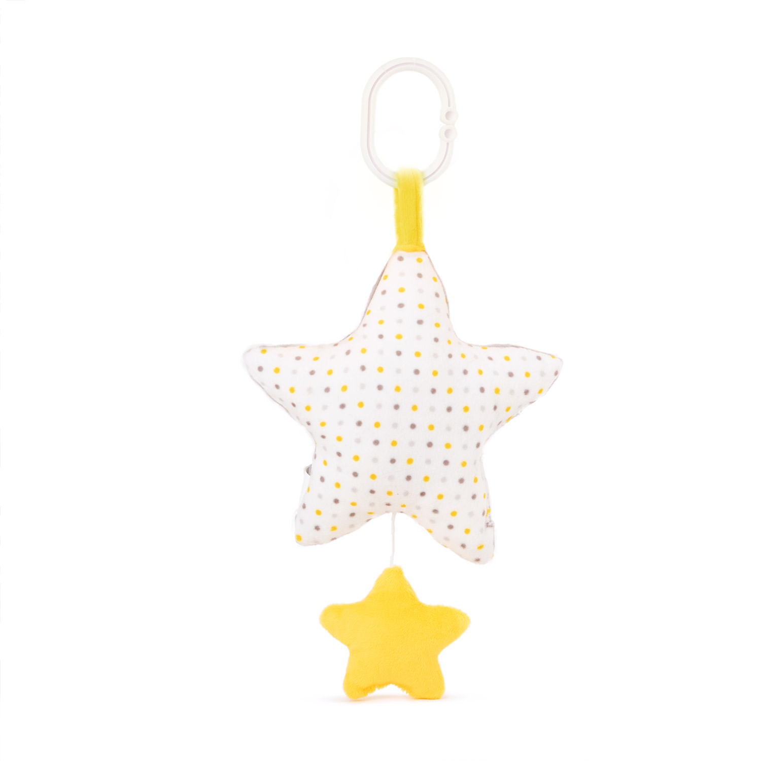 Latern star on dots - Yellow