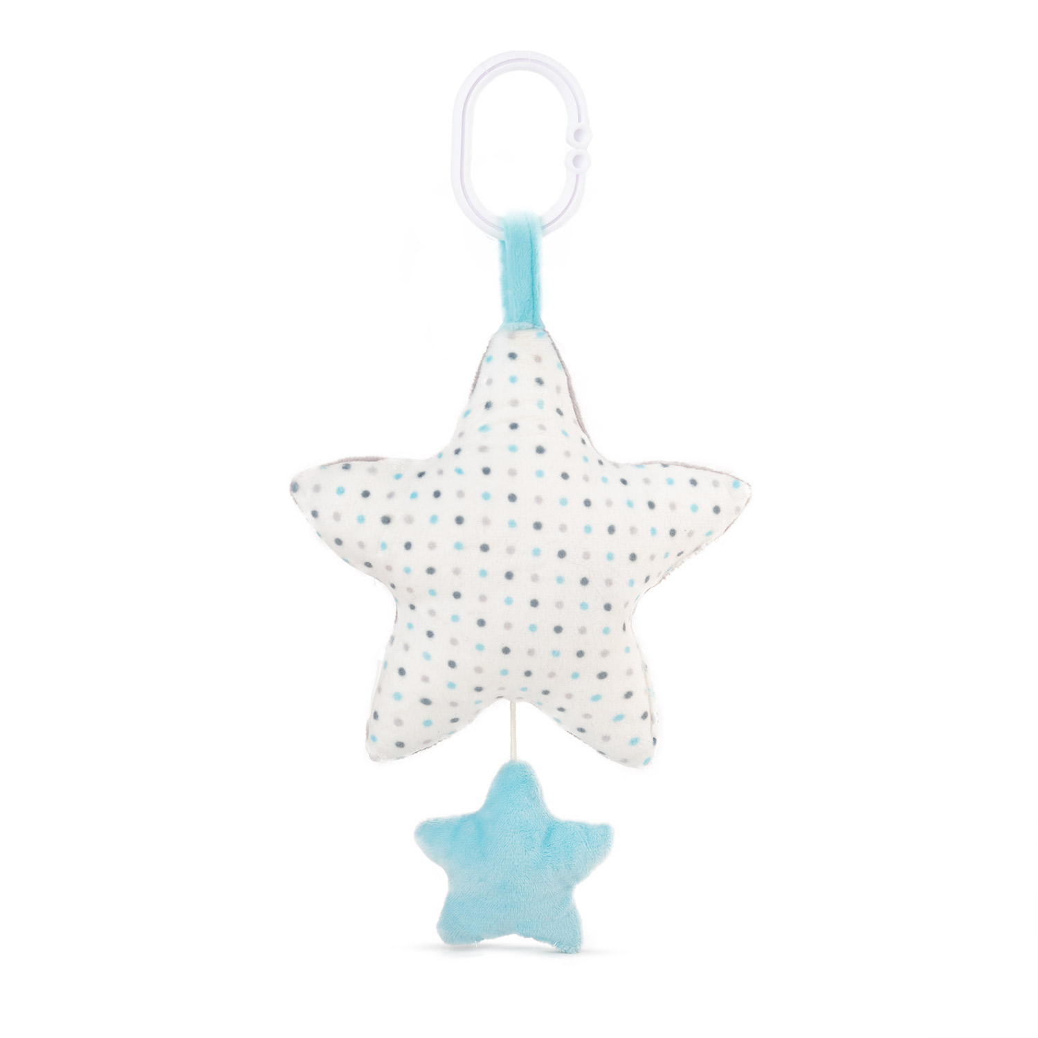 Latern star on dots - Blue