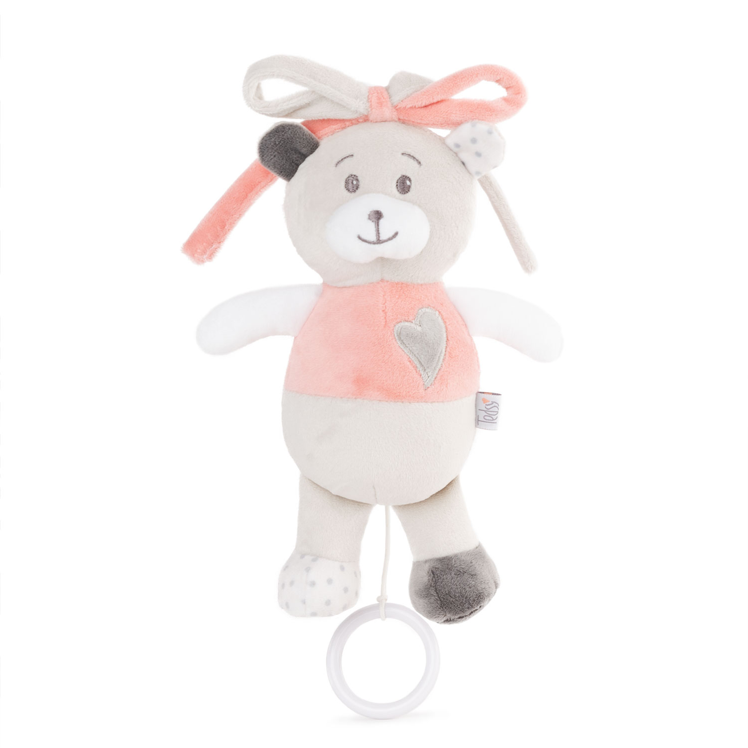 Baby Musical toy bear - Pink