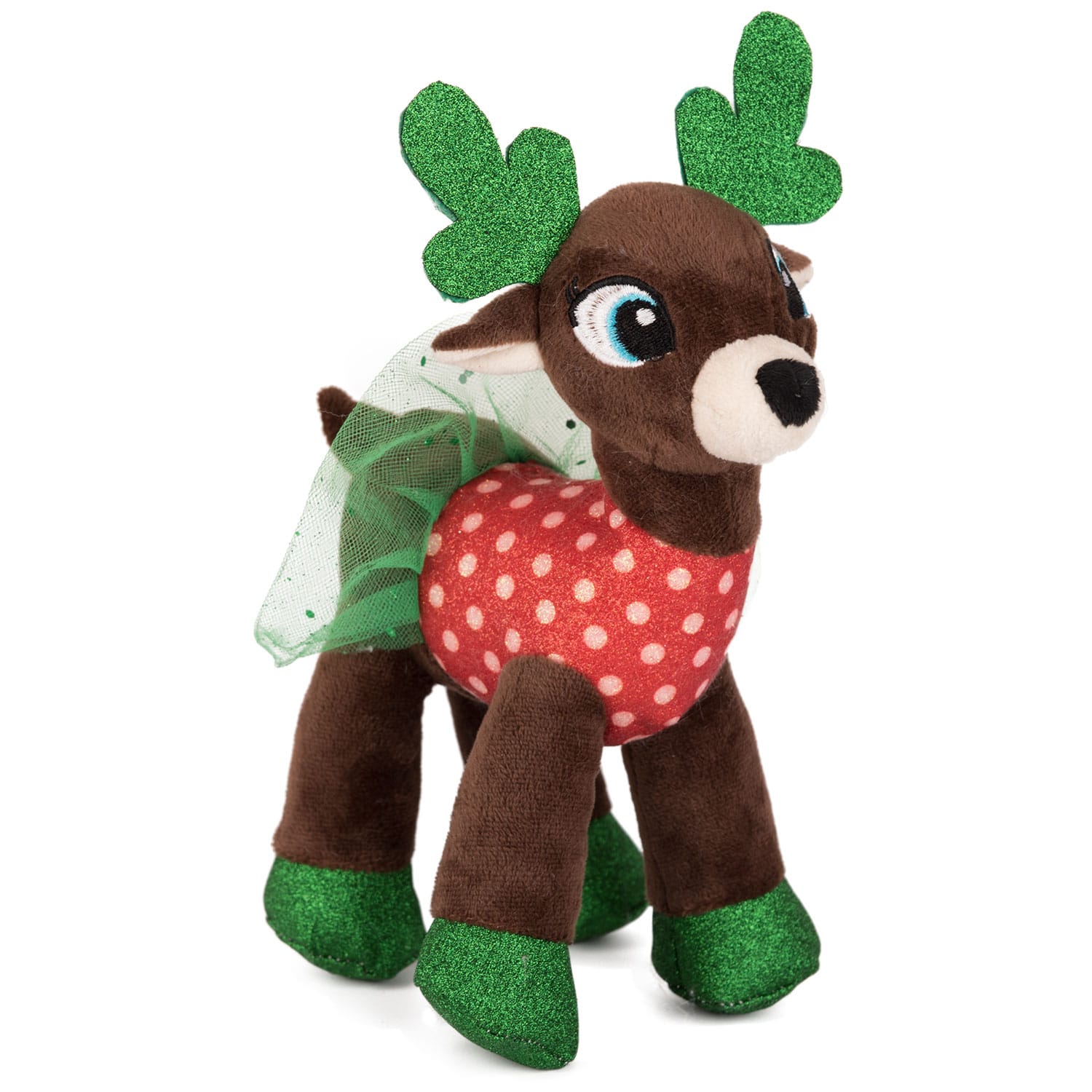 Christmas deer with dress - Green