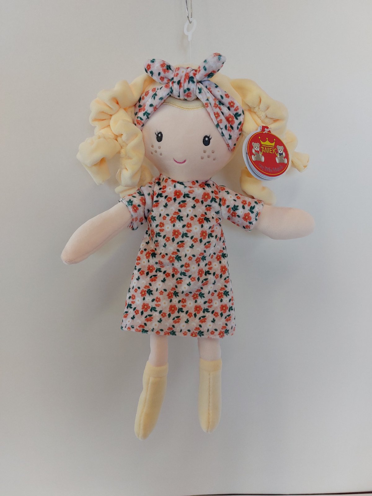 Doll Blond with colorful dress