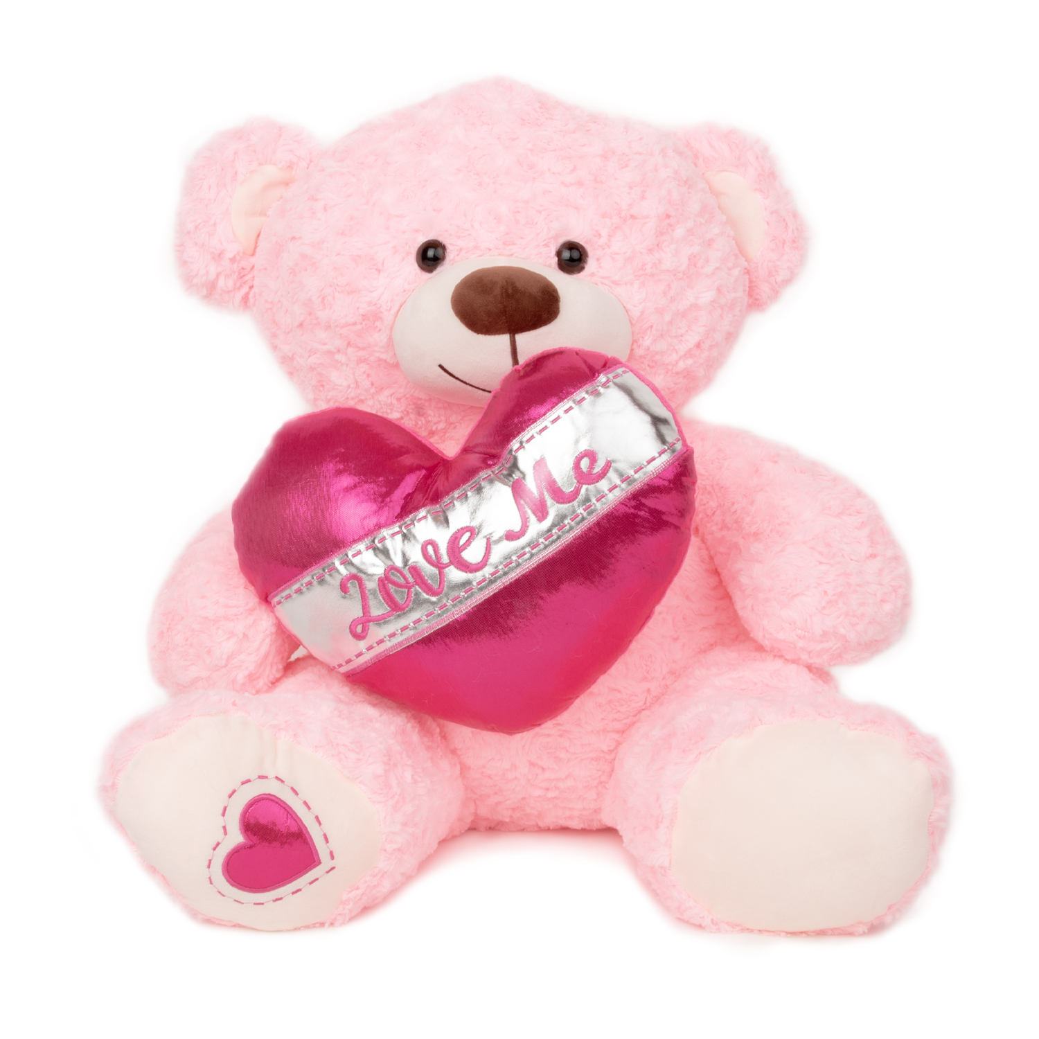 Bear with heart - Pink