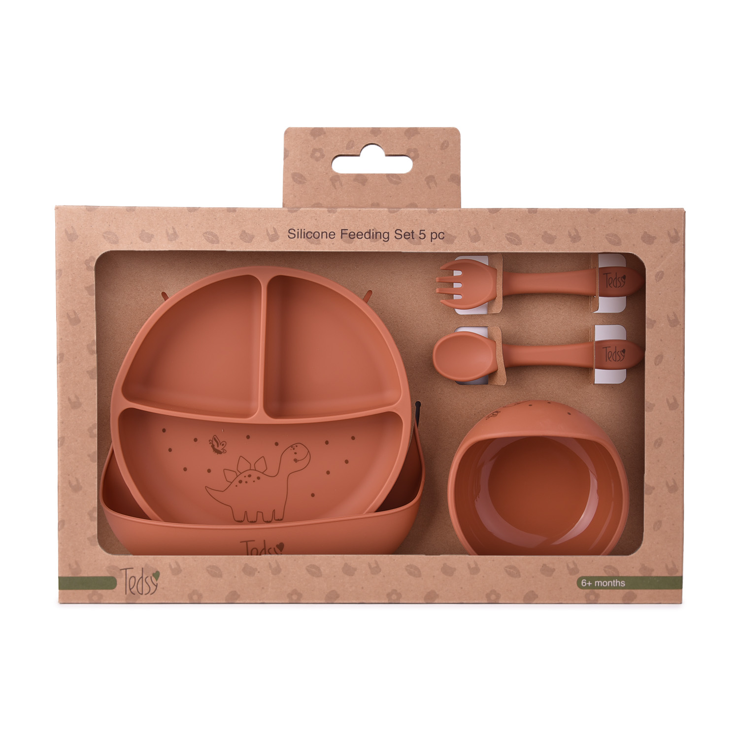 Силиконов сет 4 части Дино Брик