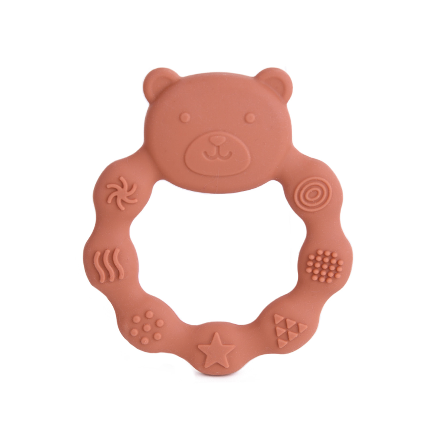 Бебешка силиконова гризалка Мече - Брик